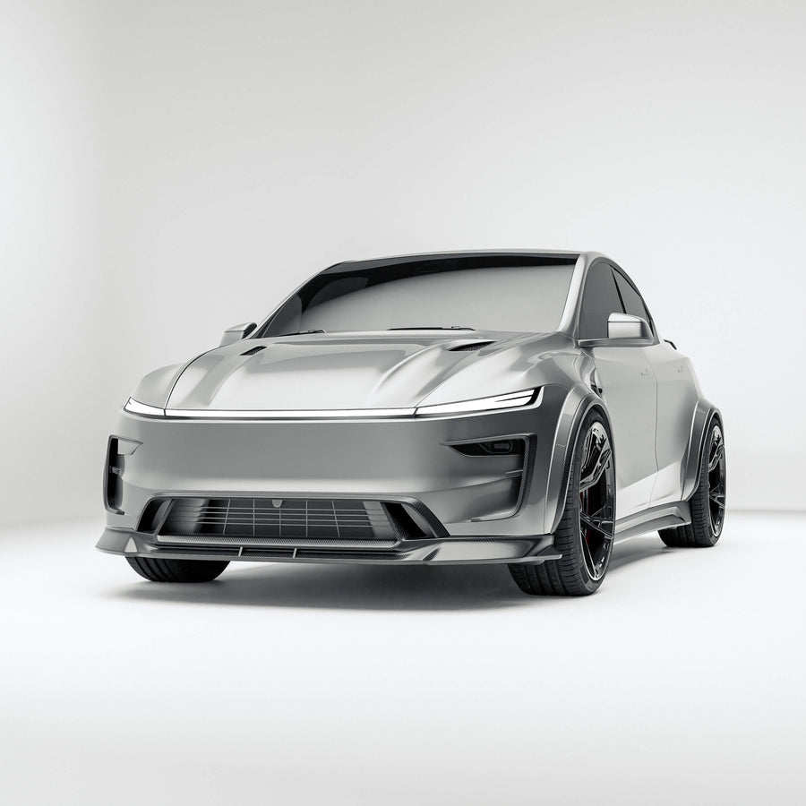 RevoZport Carbon Front Splitter voor Tesla Model Y Juniper