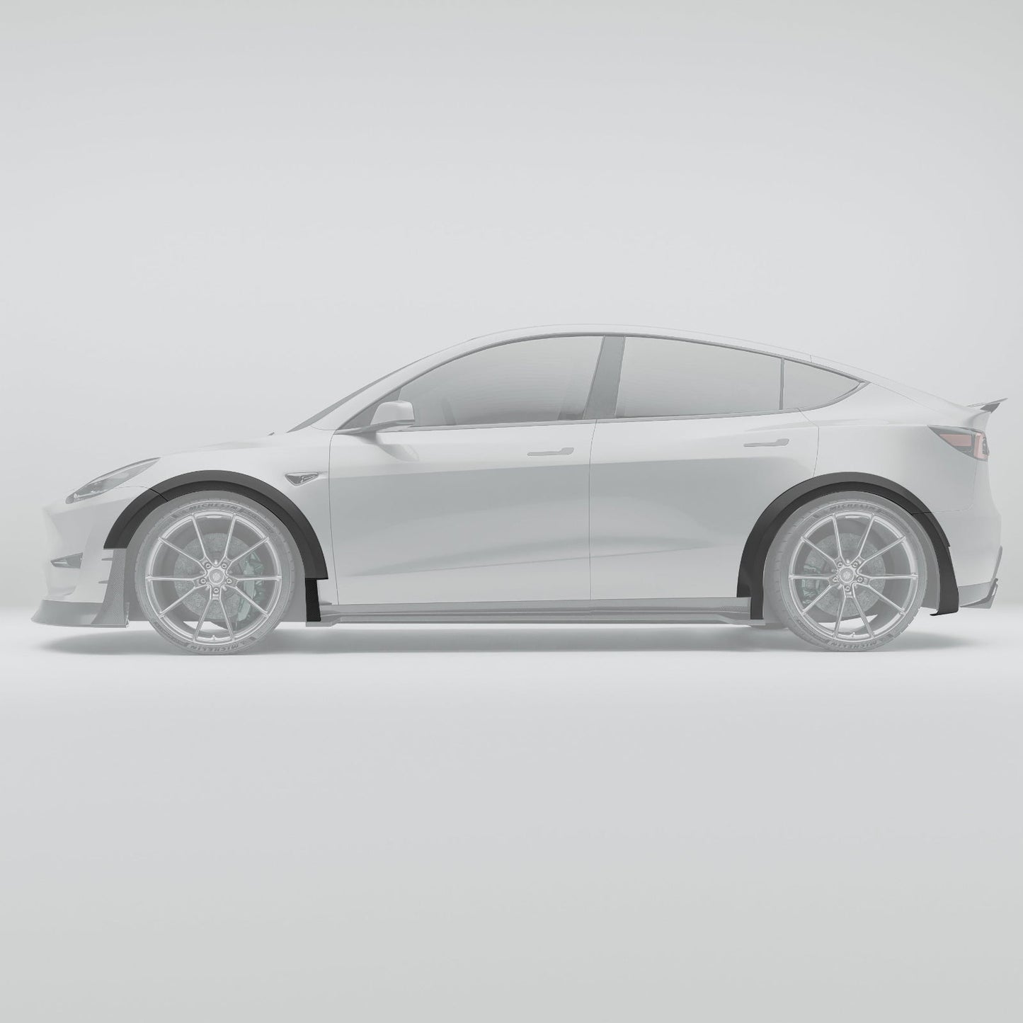 RevoZport Carbon Wielkast Trims voor Tesla Model Y (2021-2024)
