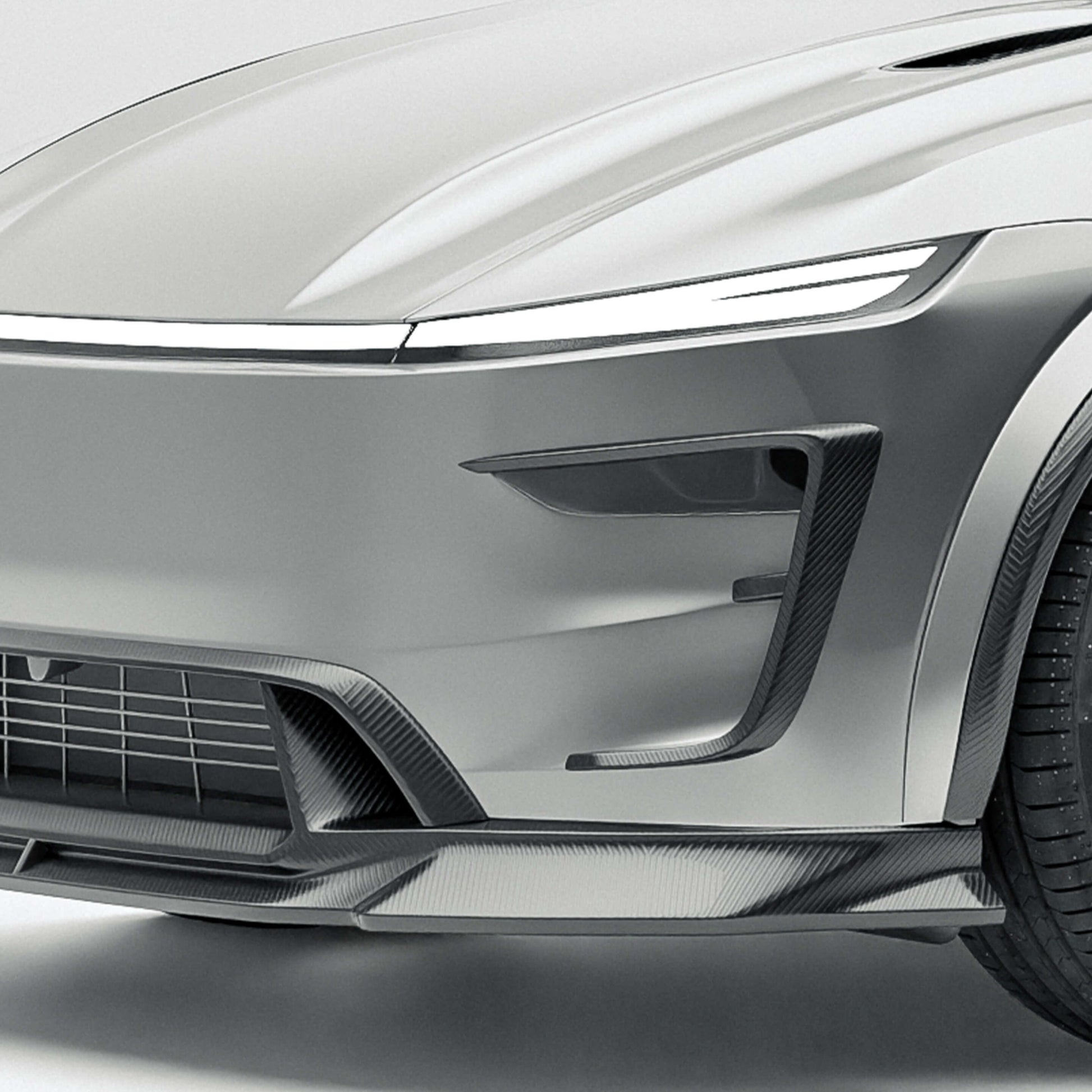RevoZport Carbon Canards voor Tesla Model Y Juniper