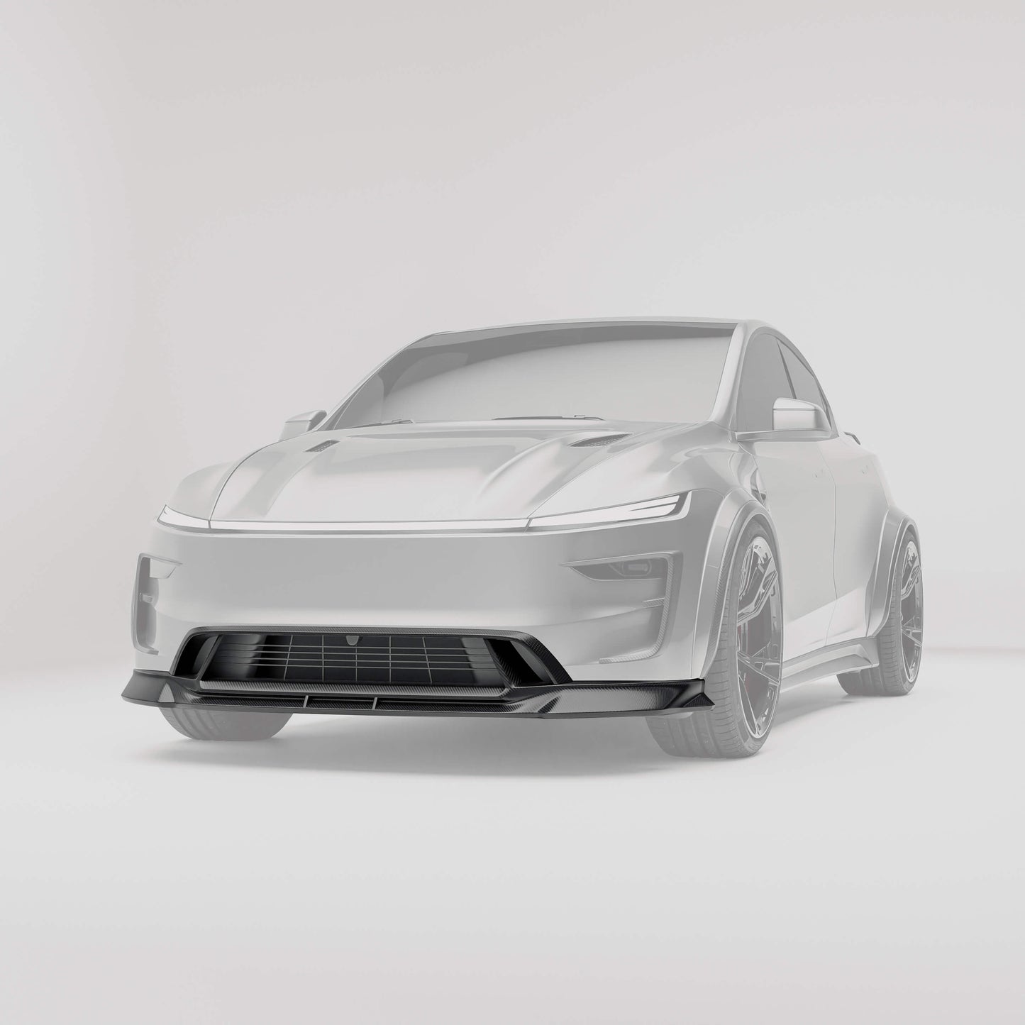 RevoZport Carbon Front Splitter voor Tesla Model Y Juniper