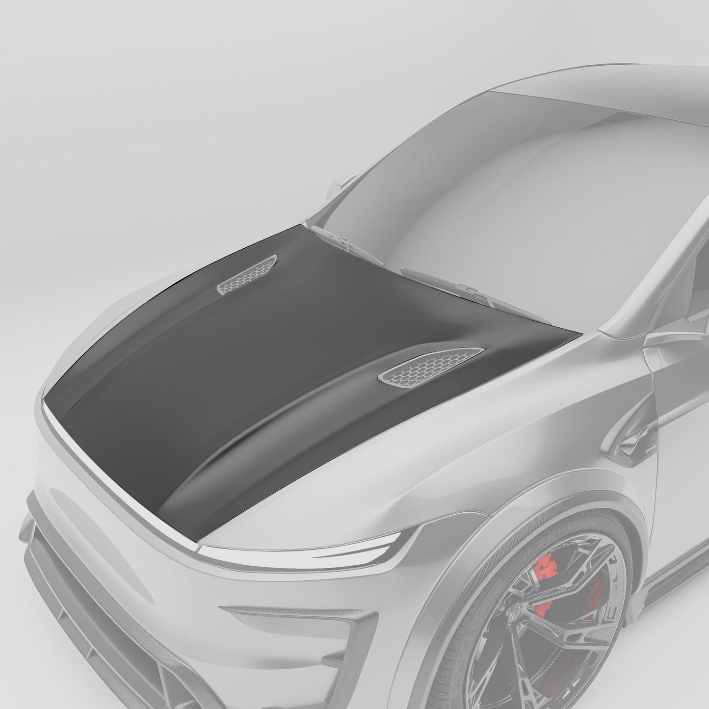 RevoZport Carbon Motorkap voor Tesla Model Y Juniper