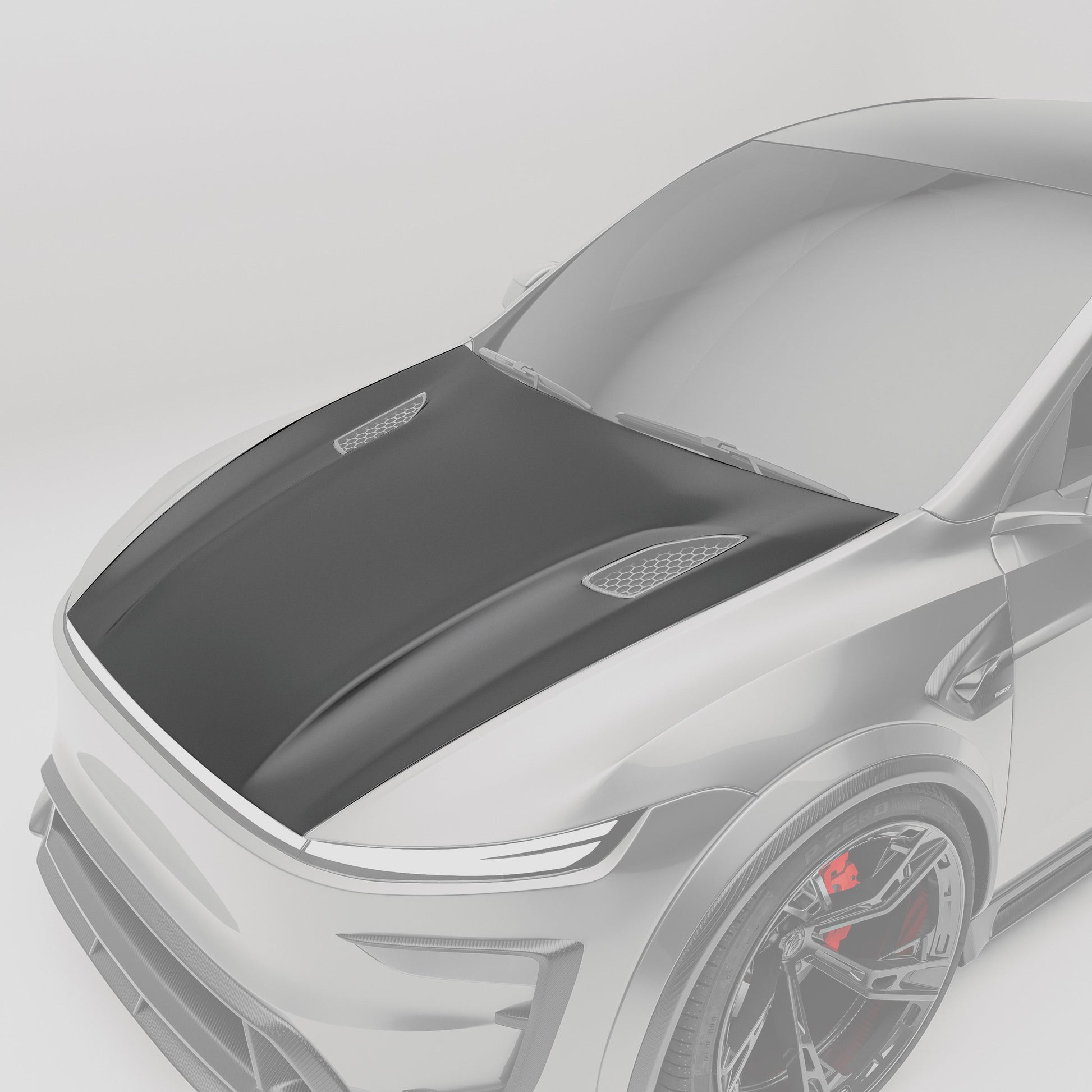 RevoZport Carbon Motorkap voor Tesla Model Y Juniper