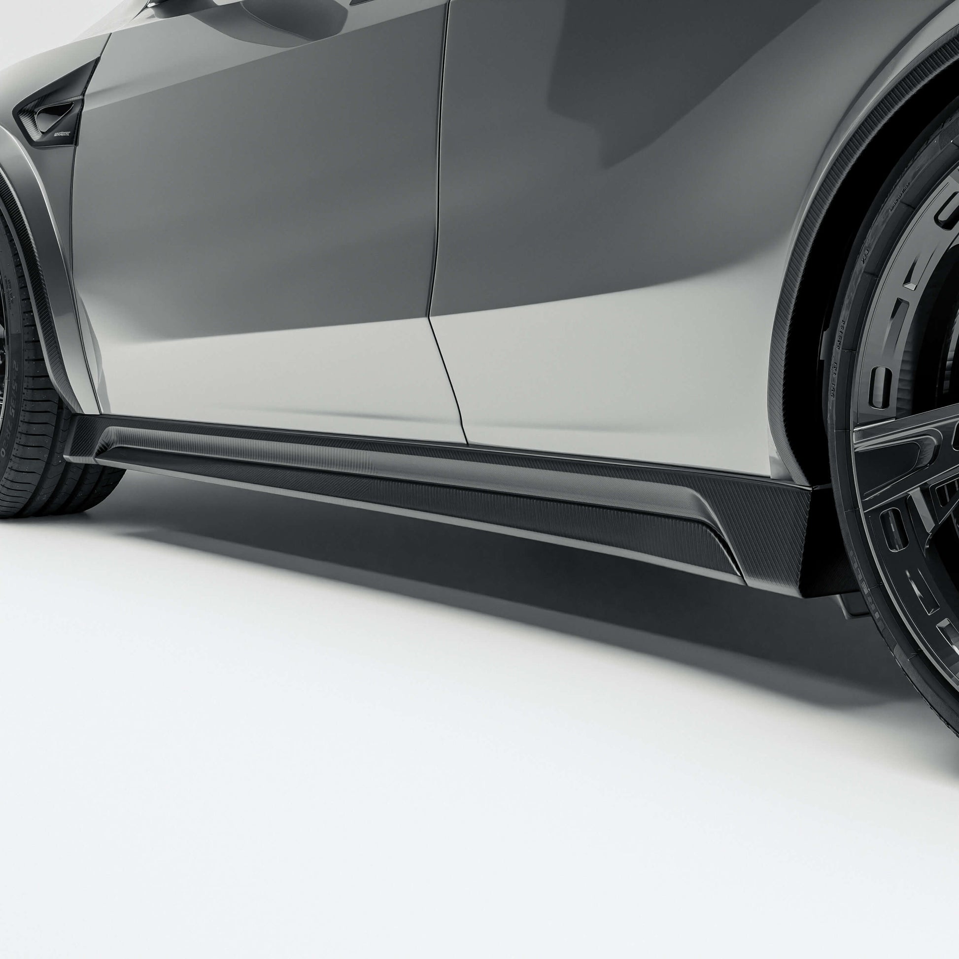 RevoZport Carbon Side Skirts voor Tesla Model Y Juniper