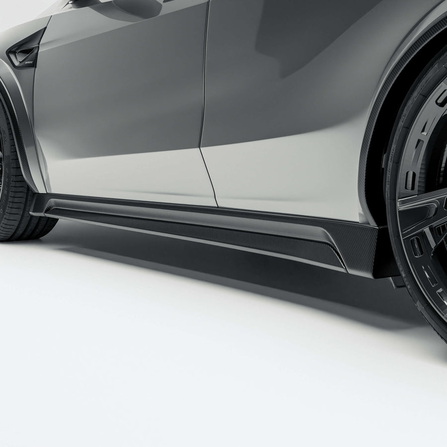 RevoZport Carbon Side Skirts voor Tesla Model Y Juniper