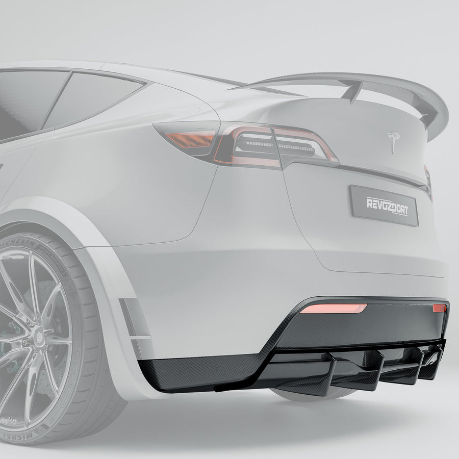 RevoZport Carbon Diffuser voor Tesla Model Y