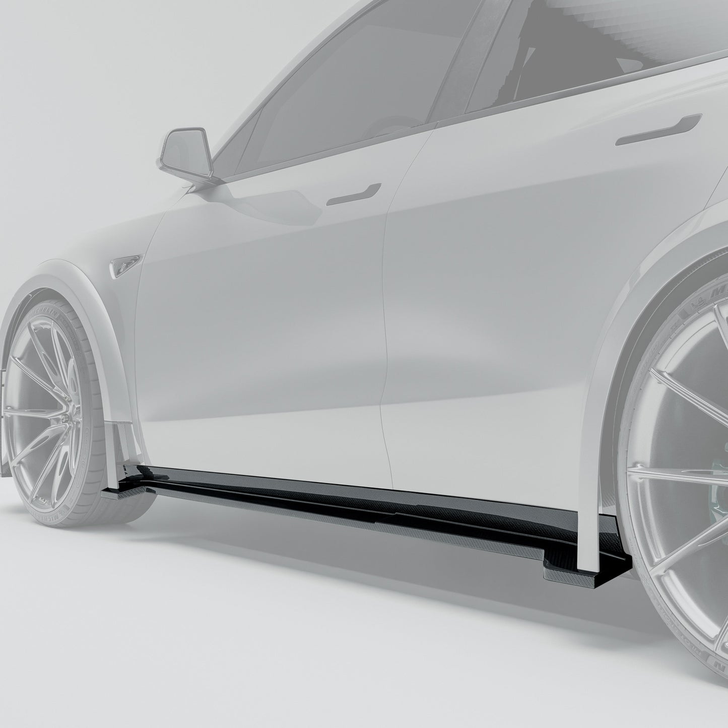 RevoZport Carbon Side Skirts voor Tesla Model Y