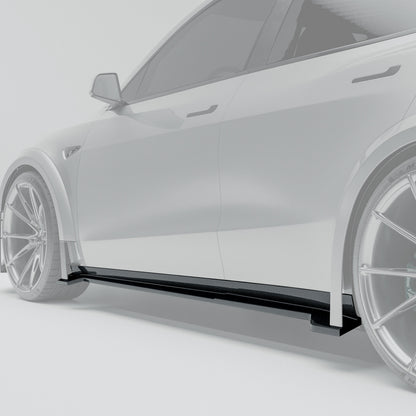 RevoZport Carbon Side Skirts voor Tesla Model Y
