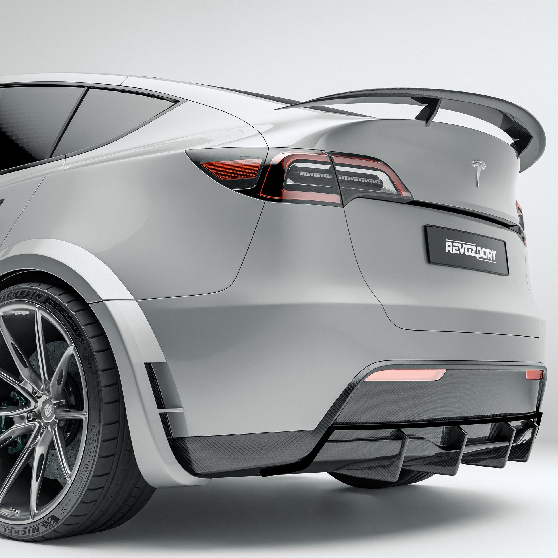 RevoZport Carbon Diffuser voor Tesla Model Y