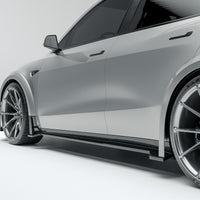 RevoZport Carbon Side Skirts voor Tesla Model Y
