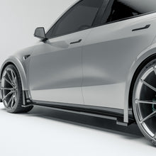 RevoZport Carbon Side Skirts voor Tesla Model Y