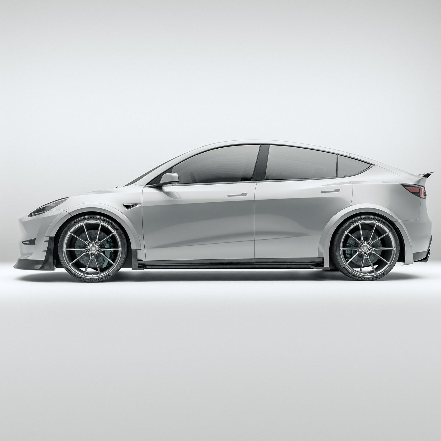 RevoZport Carbon Wielkast Trims voor Tesla Model Y (2021-2024)
