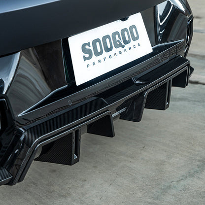 SOOQOO Carbon Diffuser voor BMW XM G09