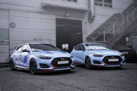 Adro Carbon Front Splitter voor Hyundai Veloster N V1