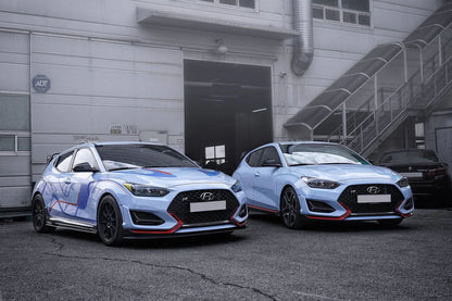 Adro Carbon Front Splitter voor Hyundai Veloster N V1
