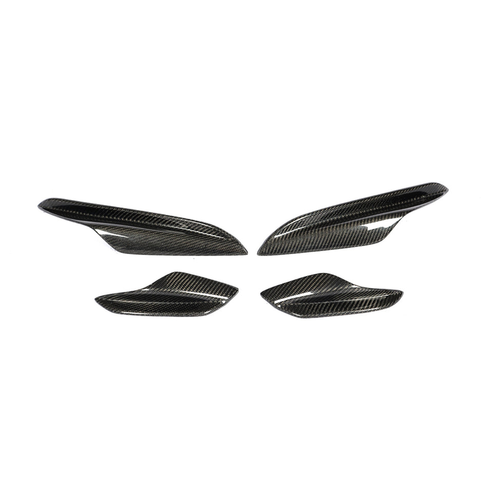 Carbon Canards 4-delig voor BMW 3 Serie / M3 E90, E92