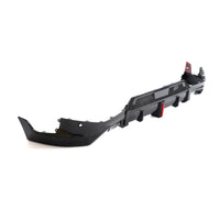 Carbon Diffuser 3-delig met rode accenten voor BMW 2 Serie / M2 G42 M-Sport