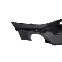 Carbon Diffuser 3-delig met rode accenten voor BMW 2 Serie / M2 G42 M-Sport