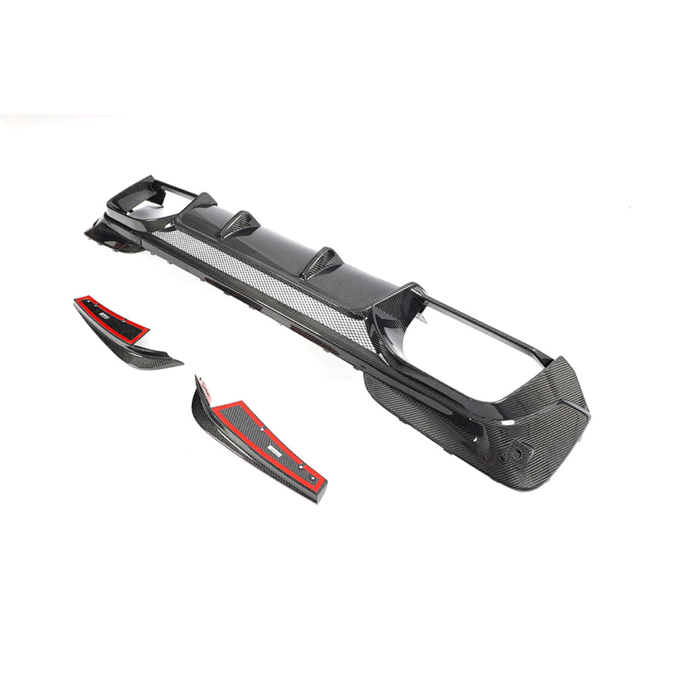 Carbon Diffuser 3-delig voor BMW X3 / X4 F97