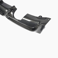 Carbon Diffuser breed model met vinnen voor BMW 3 Serie / M3 F30 M-Sport
