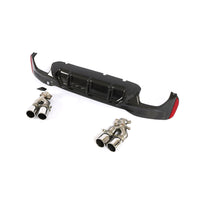 Carbon Diffuser lipmodel voor BMW 5 Serie / M5 G30, G38, F90 M-Sport