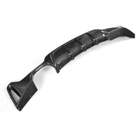 Carbon Diffuser met diepe vinnen voor BMW 4 Serie / M4 F32 M-Sport
