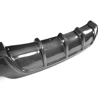 Carbon Diffuser met diepe vinnen voor BMW 4 Serie / M4 F32 M-Sport