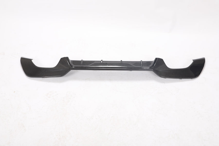 Carbon Diffuser met middenverhoging voor BMW 3 Serie / M3 G20, G28 M-Sport