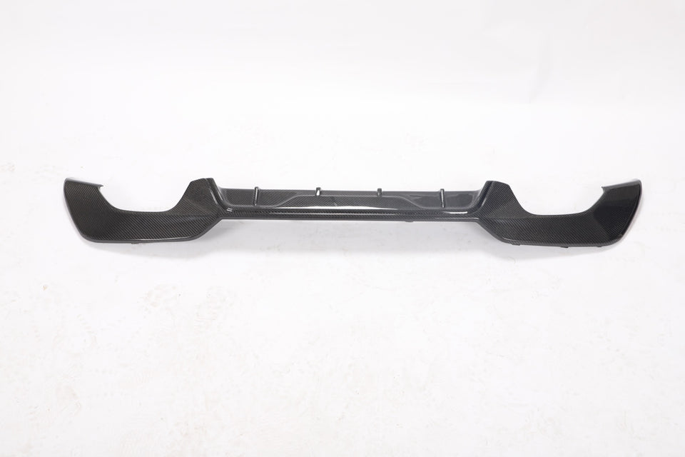 Carbon Diffuser met middenverhoging voor BMW 3 Serie / M3 G20, G28 M-Sport