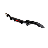 Carbon Diffuser met rode accentlijn voor BMW 3 Serie / M3 G20, G28