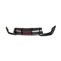 Carbon Diffuser met rode accentlijn voor BMW 3 Serie / M3 G20, G28