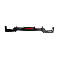 Carbon Diffuser met rode accentlijn voor BMW 3 Serie / M3 G20, G28