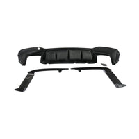 Carbon Diffuser met rode accentlijn voor BMW 5 Serie / M5 G30, G38 M-Sport