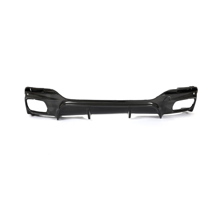 Carbon Diffuser met uitlaatuitsparingen voor BMW X6 / X6 M F16 M-Sport
