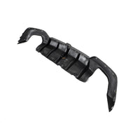 Carbon Diffuser met vinnen en rode accentlijn voor BMW 3 Serie / M3 G20, G28 M-Sport