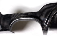 Carbon Diffuser met vinnen voor BMW 4 Serie / M4 F32 M-Sport