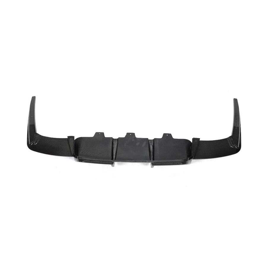 Carbon Diffuser met vinnen voor BMW 6 Serie / M6 F06, F12, F13 M-Sport
