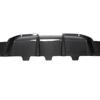 Carbon Diffuser met vinnen voor BMW 6 Serie / M6 F06, F12, F13 M-Sport