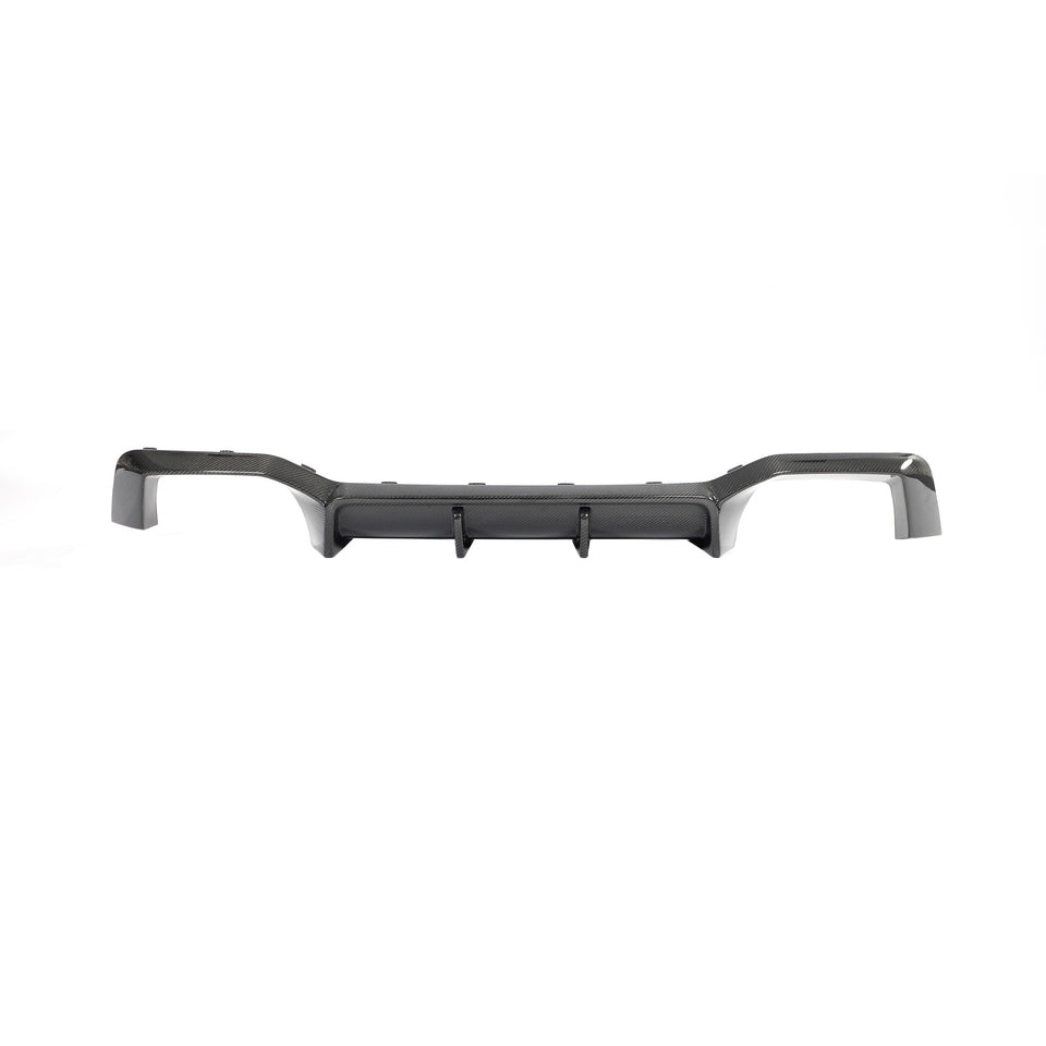 Carbon Diffuser met vinnen voor BMW X3 / X4 F98