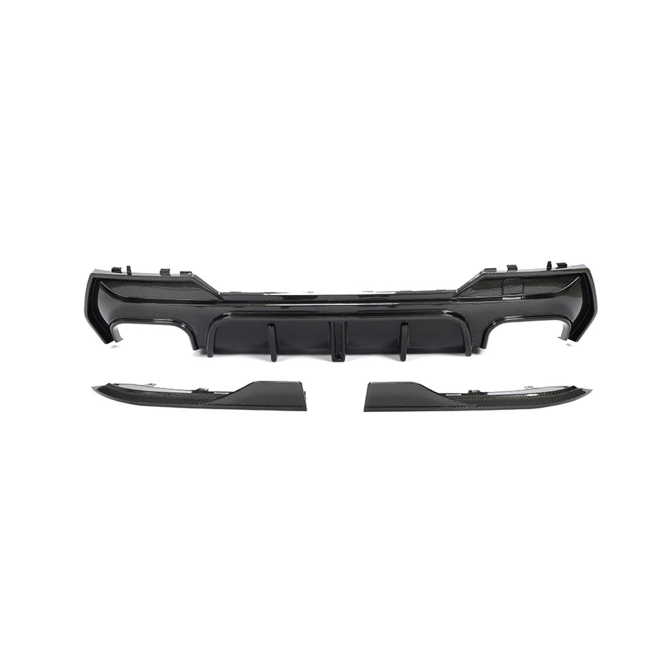 Carbon Diffuser met zijdelen voor BMW 4 Serie / M4 G22, G23 M-Sport