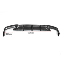 Carbon Diffuser met zijdelen voor BMW 6 Serie / M6 F06, F12, F13 M-Sport