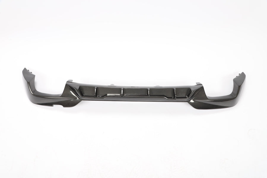 Carbon Diffuser vlak model voor BMW 3 Serie / M3 G20, G28 M-Sport