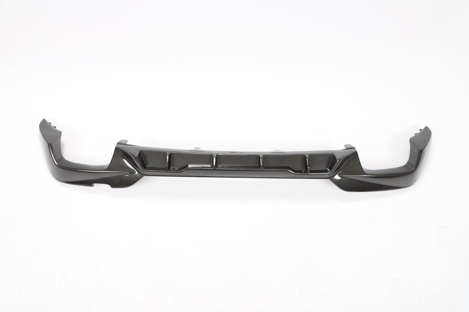 Carbon Diffuser vlak model voor BMW 3 Serie / M3 G20, G28 M-Sport