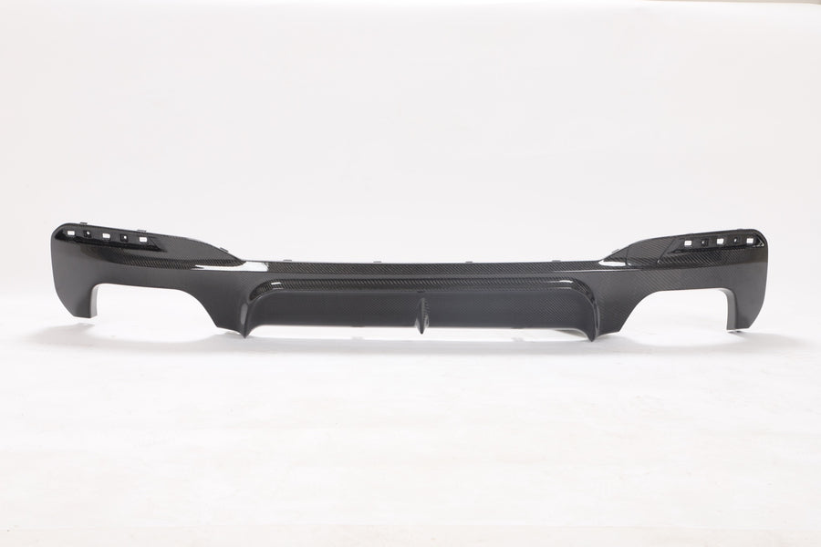 Carbon Diffuser vlak model voor BMW 5 Serie / M5 G30, G38 M-Sport