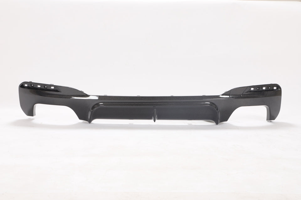 Carbon Diffuser vlak model voor BMW 5 Serie / M5 G30, G38 M-Sport