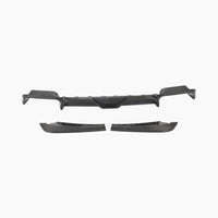 Carbon Diffuser vlak model voor BMW X3 / X4 F97