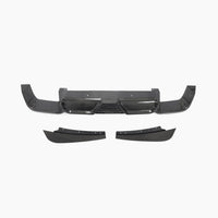 Carbon Diffuser vlak model voor BMW X3 / X4 F97