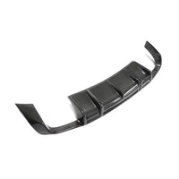 Carbon Diffuser breed met uitsparingen voor Audi A3 / S3 Sedan 8V