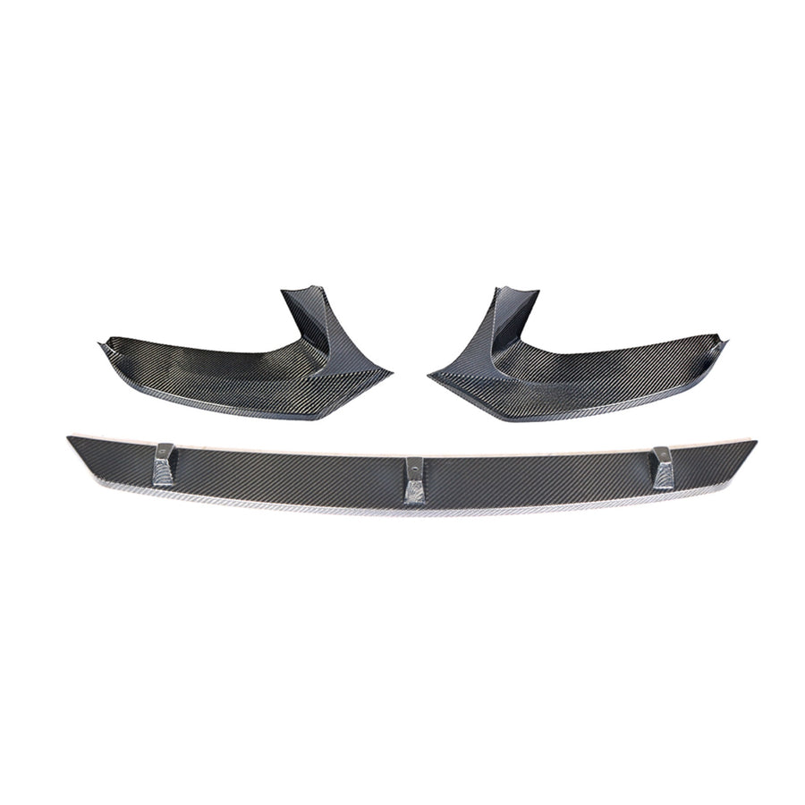 Carbon Front Splitter hoekdelen 4-delig voor BMW 5 Serie / M5 G30, G38 M-Sport