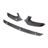 Carbon Front Splitter hoekdelen 4-delig voor BMW 5 Serie / M5 G30, G38 M-Sport