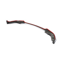 Carbon Front Splitter lipmodel glans met rode accentlijn voor BMW 3 Serie / M3 G20, G28 M-Sport